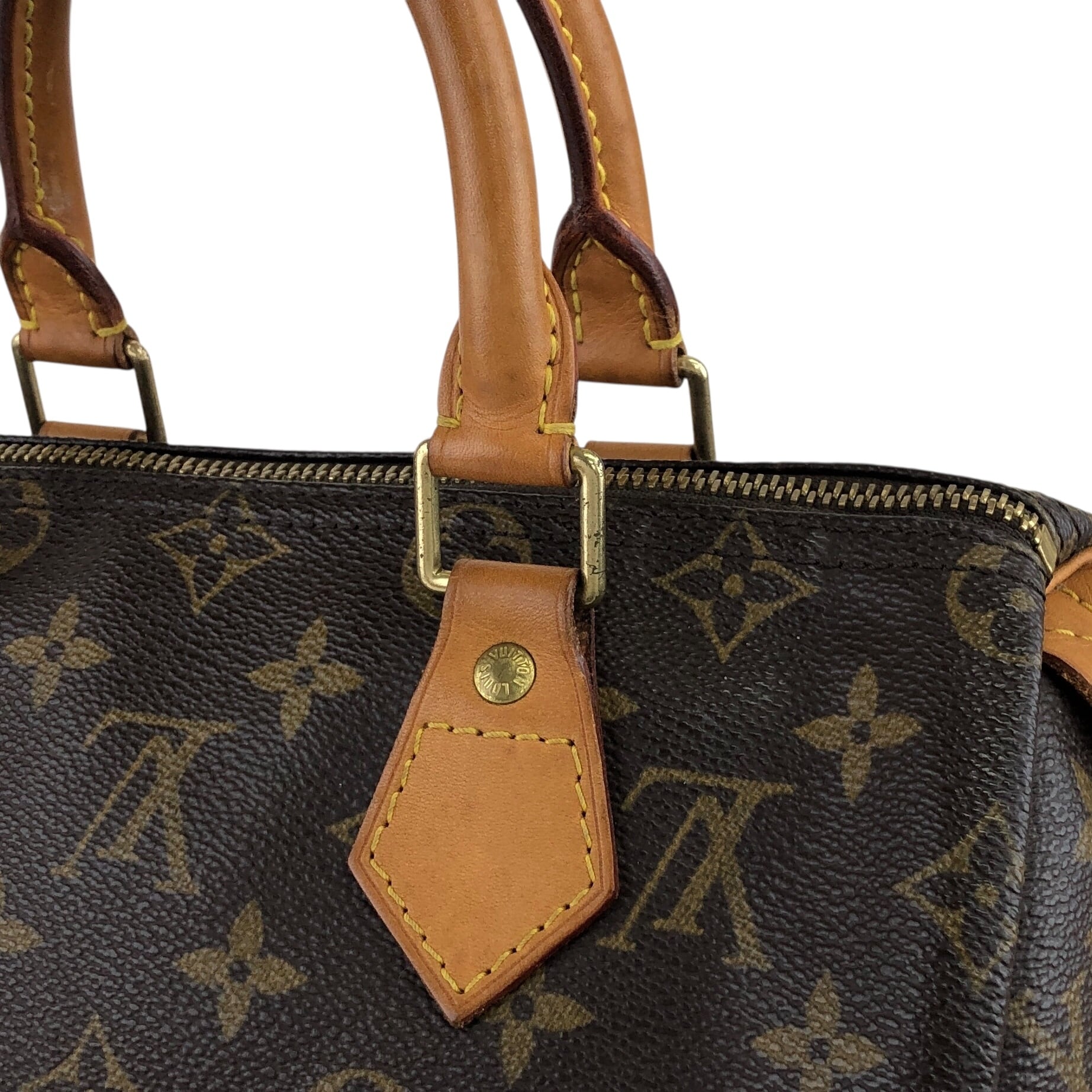 LOUIS VUITTON ルイヴィトン ハンドバッグ ブラウン モノグラム PVC