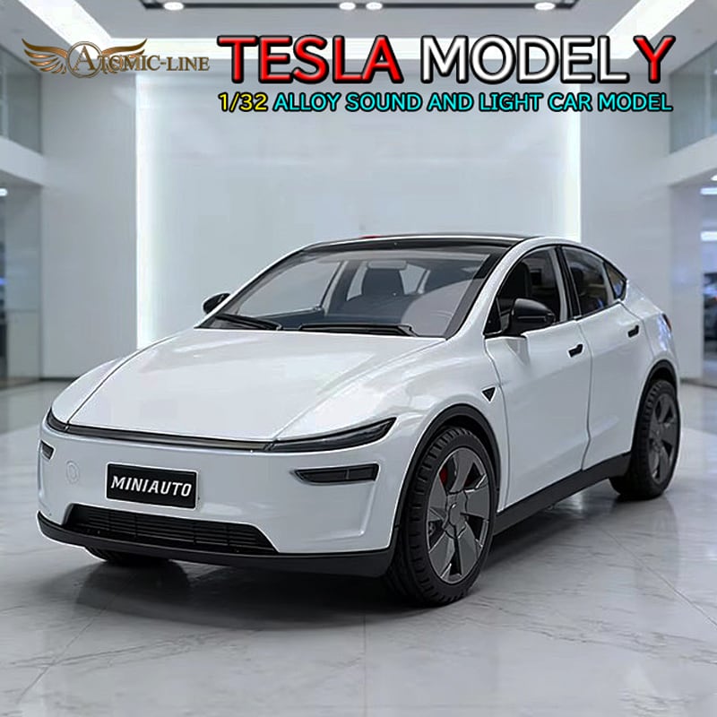 テスラ モデルY 1/18 ミニカー ModelY TESLA TESLA 1:18 Scale Model Y Diecast Model Car 3 Colors Official Goods