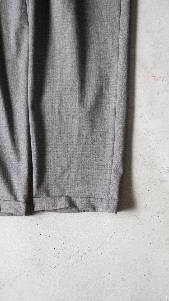 unknown 1980s Hopsack 2 tuck trousers