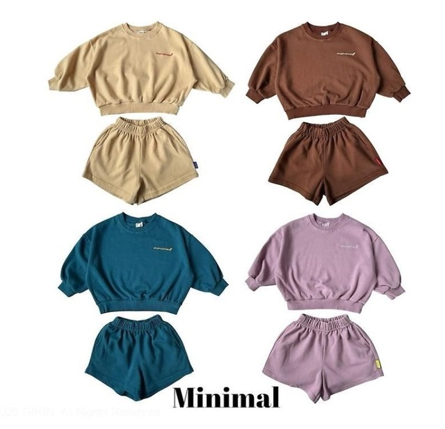 【取寄/韓国直送】MINIMAL  ミニマルトレーニングセット｜秋服｜韓国子供服｜26/AT