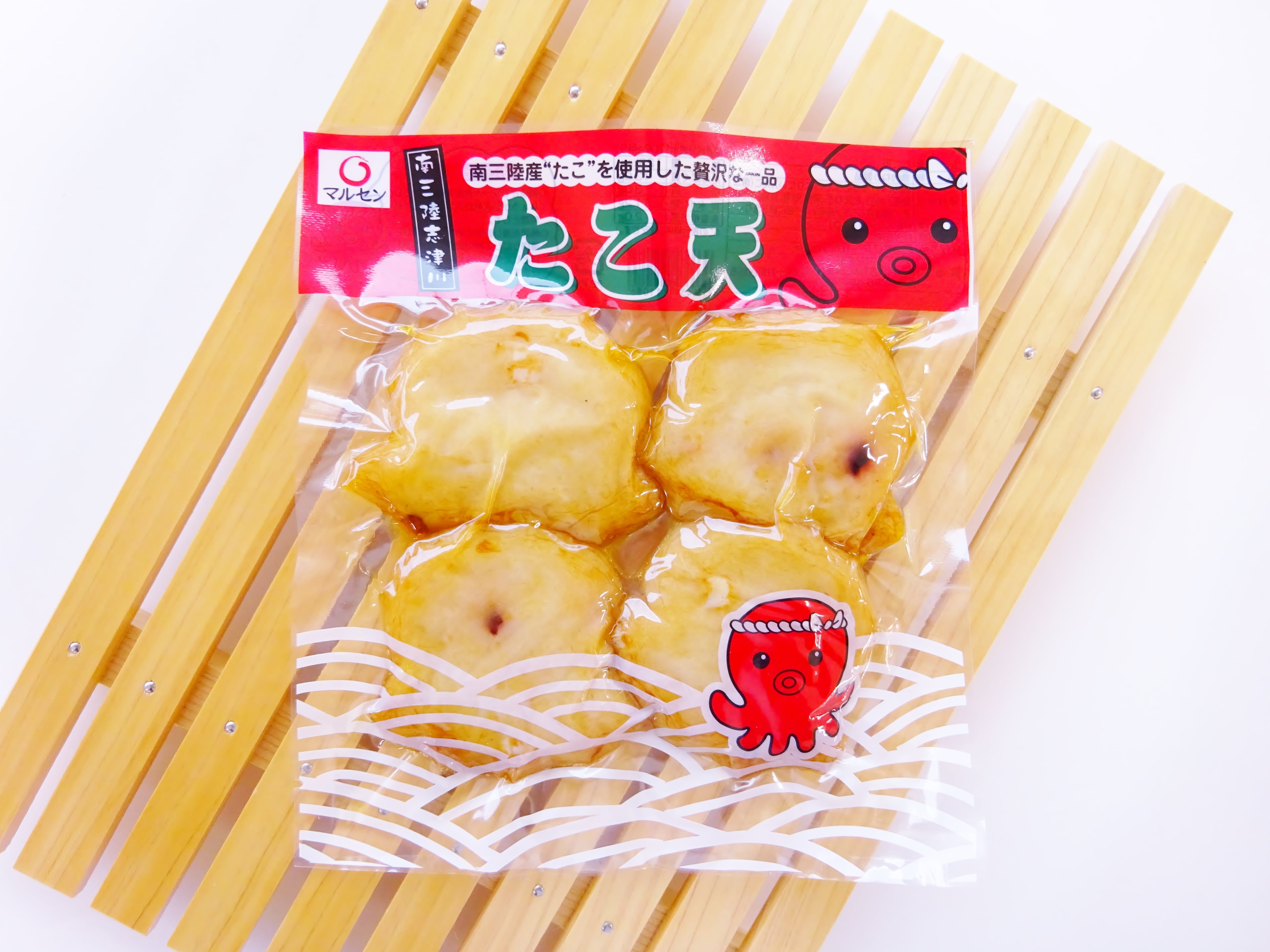 たこてん 長崎県産品・特産品のECサイト「長崎市場どっとこむ」 / 真空たこ天 4本入