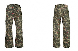 TGFCLUB killa embroidery camouflage pants