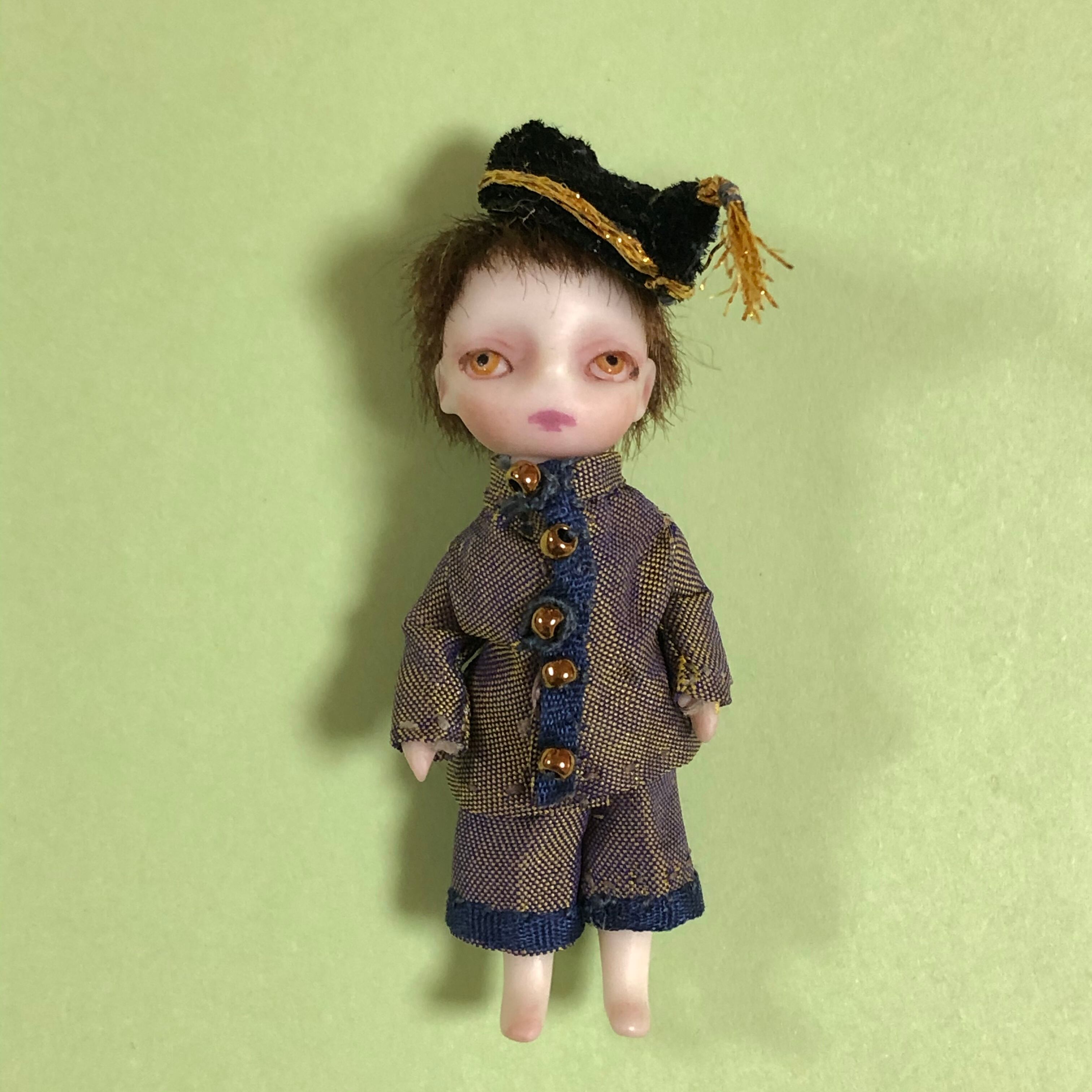 シンディちゃん　5センチ ビスクドール　ビクトリアン 5センチビスクドール「セージ」 | Nami dolls