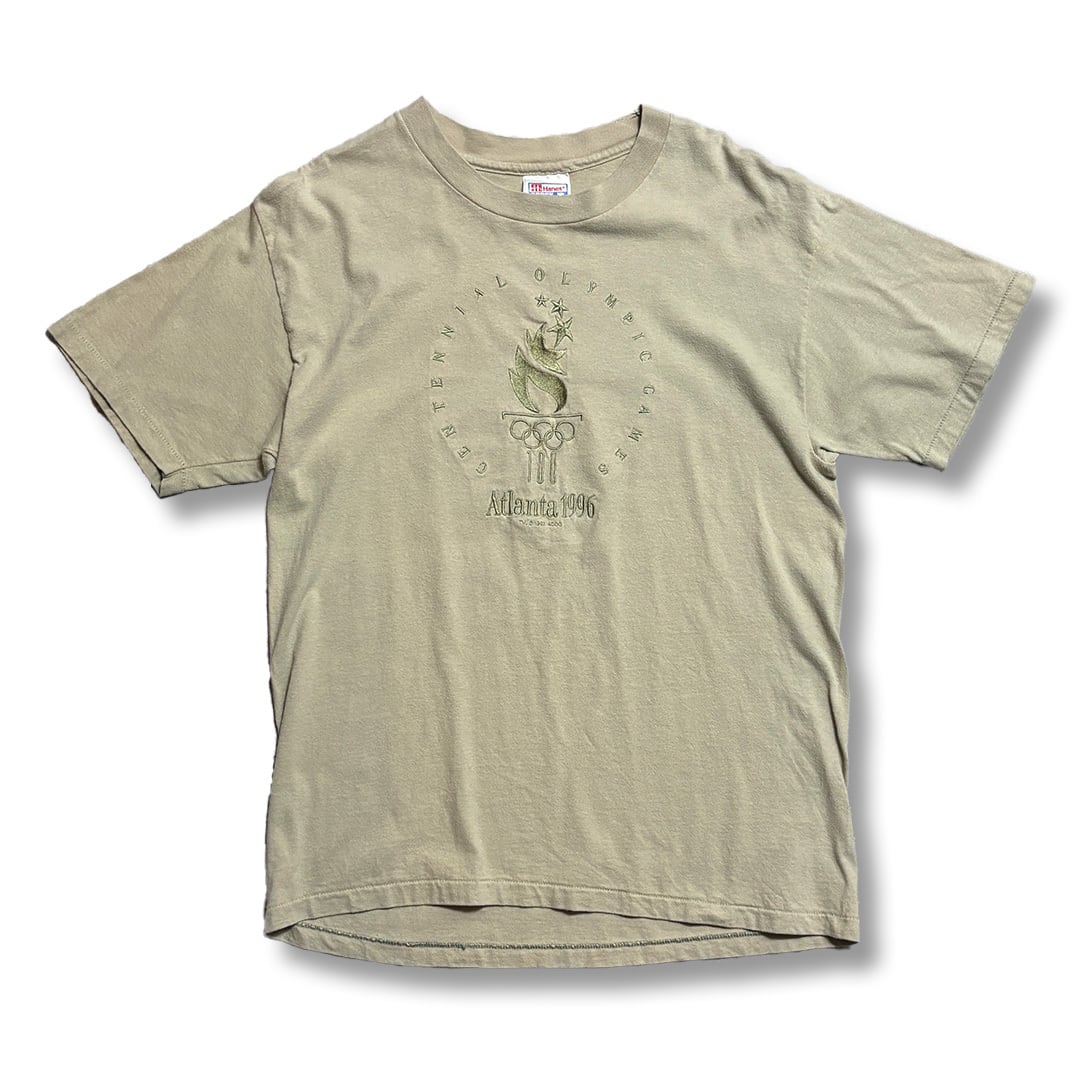 1996 Atlanta Olympic Embroidered T-shirt. Hanes