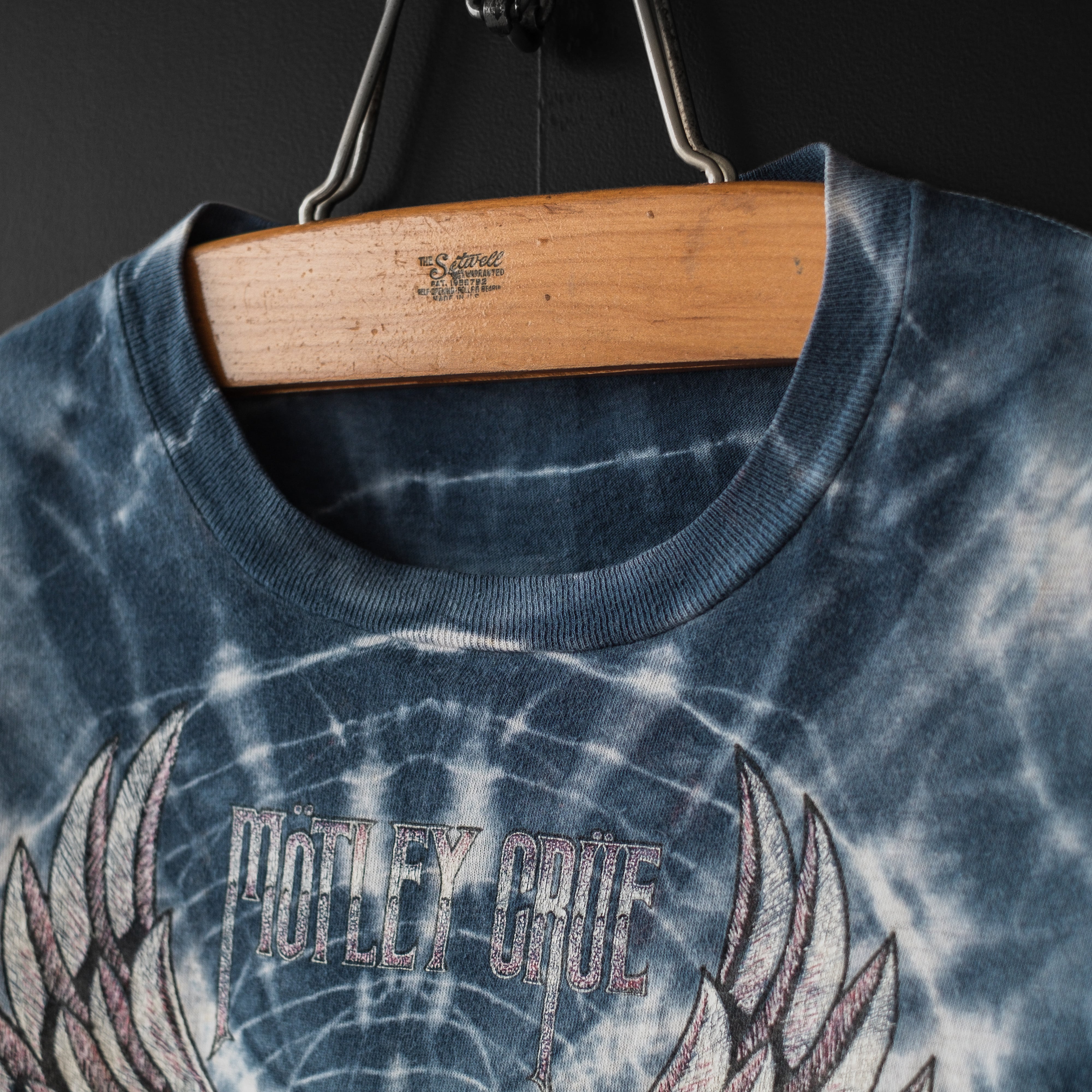 used- 1980s Mötley Crüe tie-dye tee | dros dro