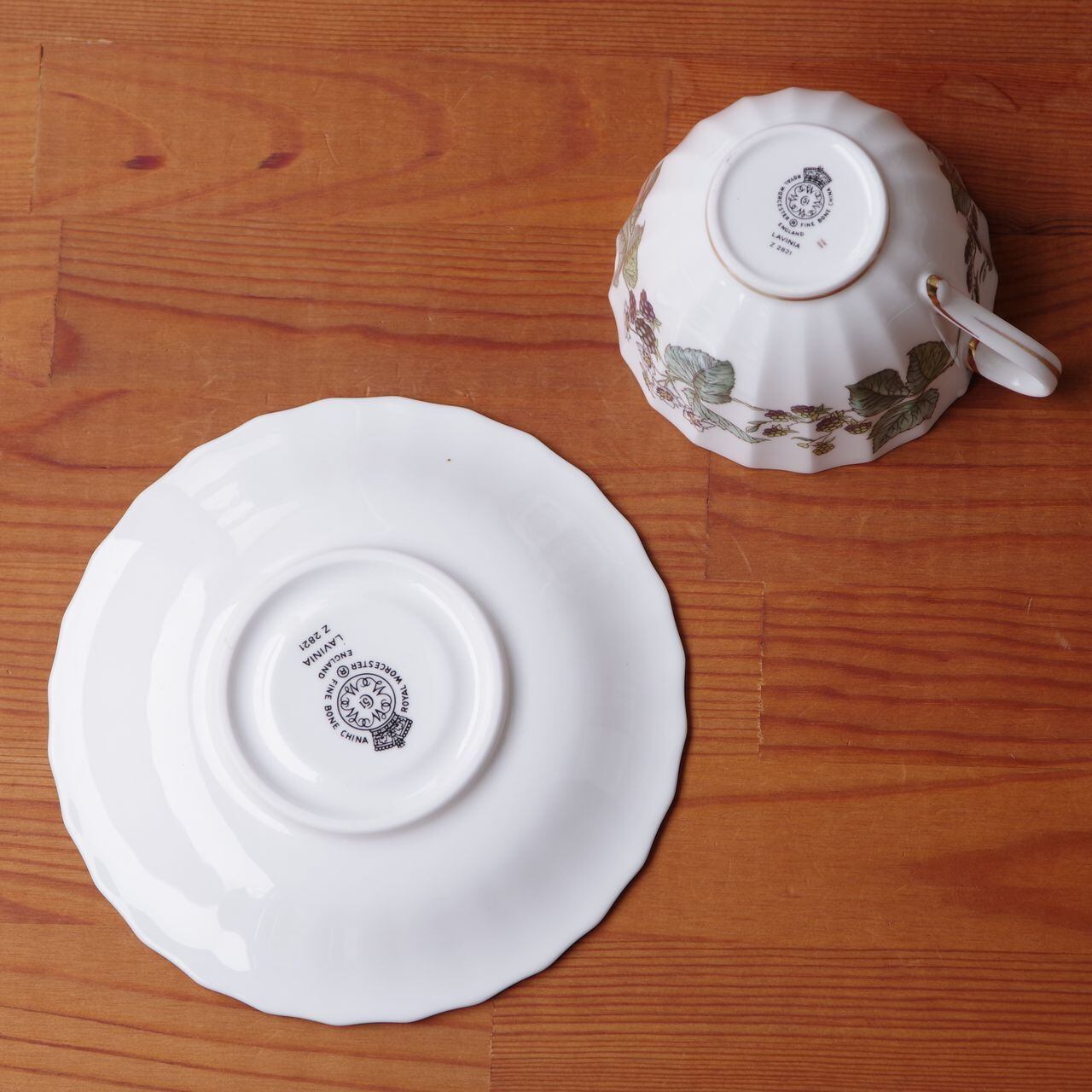 ロイヤルウースター　ラビニア　スープカップ 4個セット ロイヤルウースター ラビニア ティーカップ ソーサー Royal Worcester