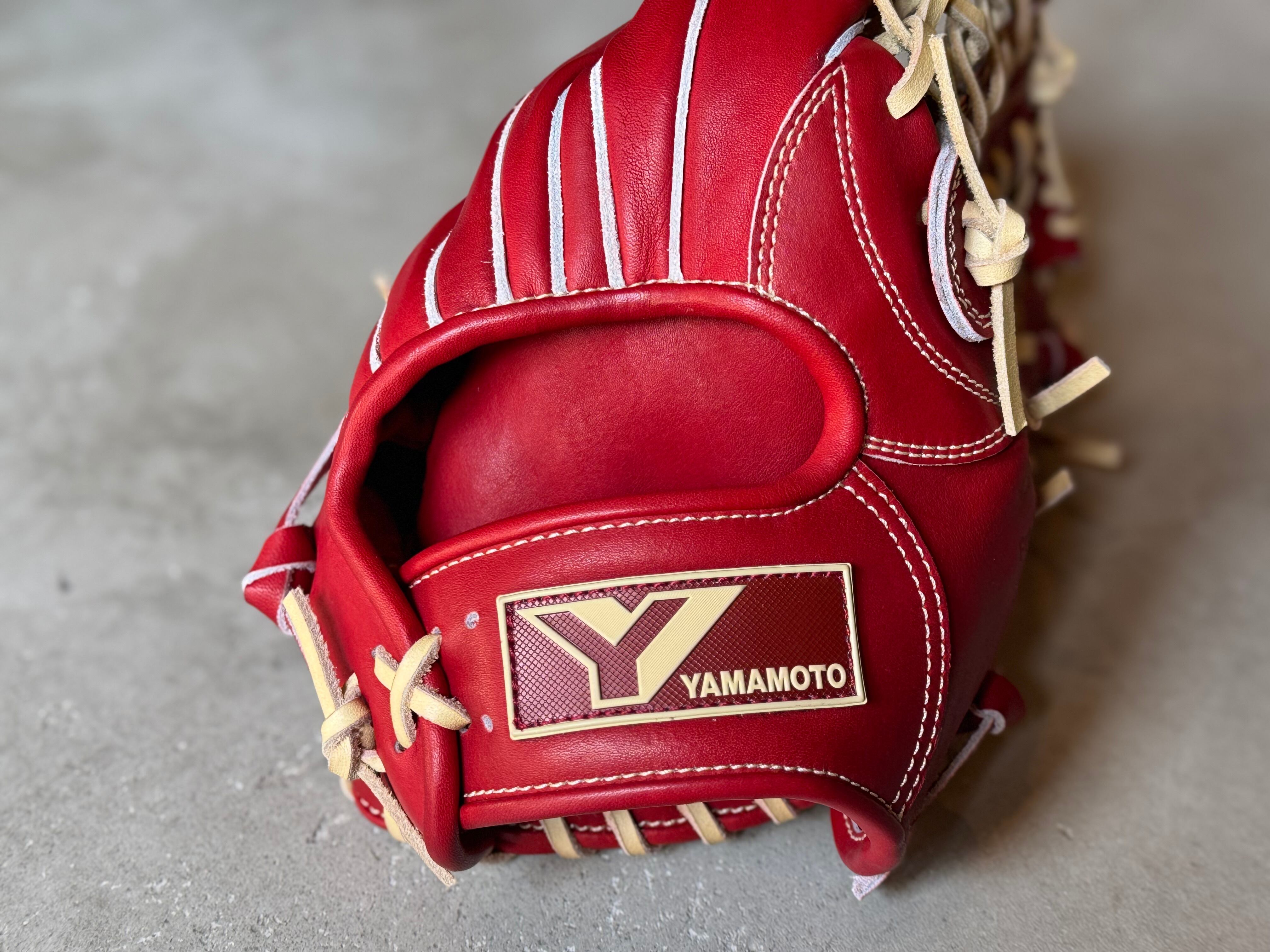 YAMAMOTO】Pro Essential 硬式用グローブ 外野手用 CG98 ボルドー