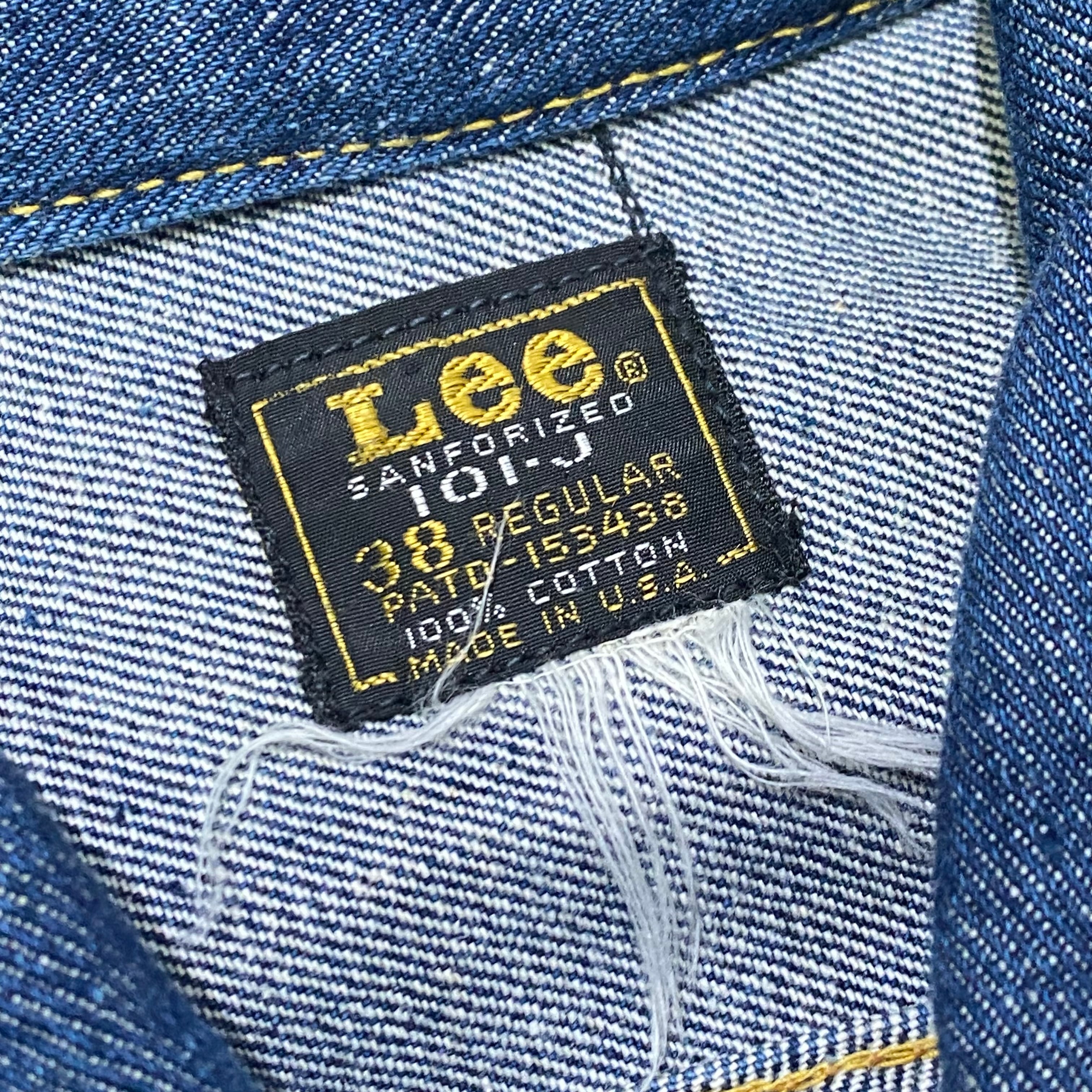 70s Lee 101-J Denim Jacket 70年代 リー 101-J デニムジャケット
