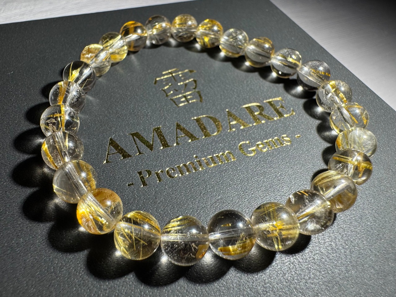 No.1526 タイチンルチルクォーツブレスレット