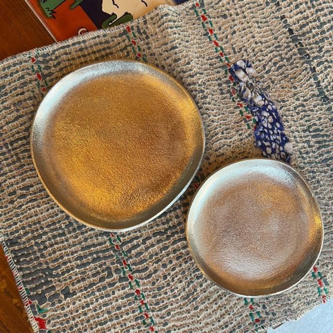 Aluminum round tray Size M Aluminum round tray Size M
