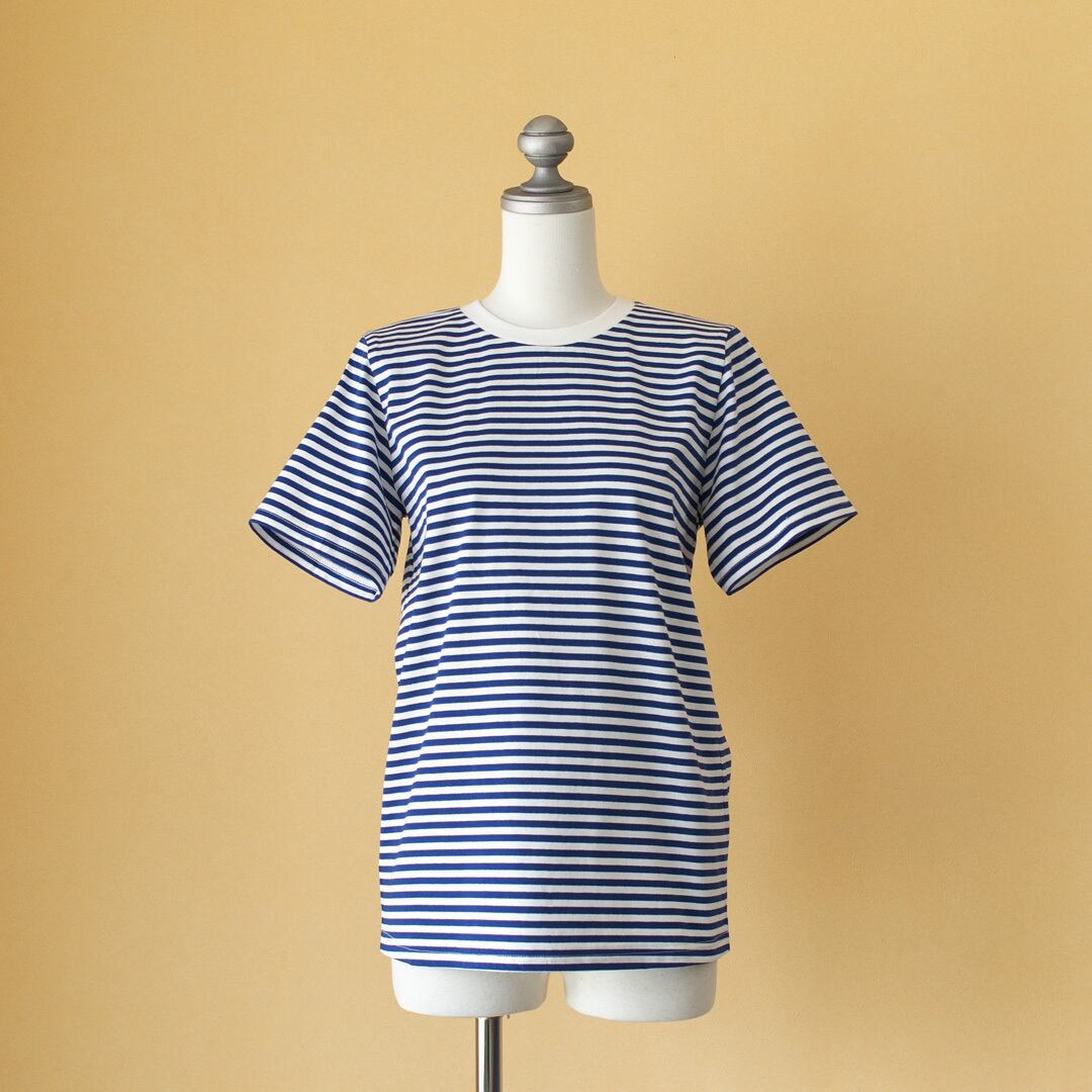 atelier naruse アトリエナルセ コットンボーダーカットソー cotton