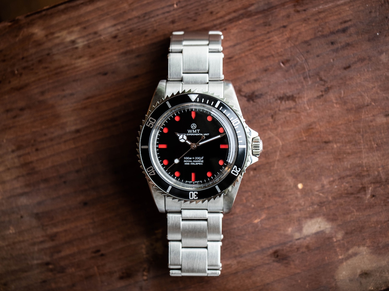 WMT Royal Marine – MI6-B "White & Red Index"