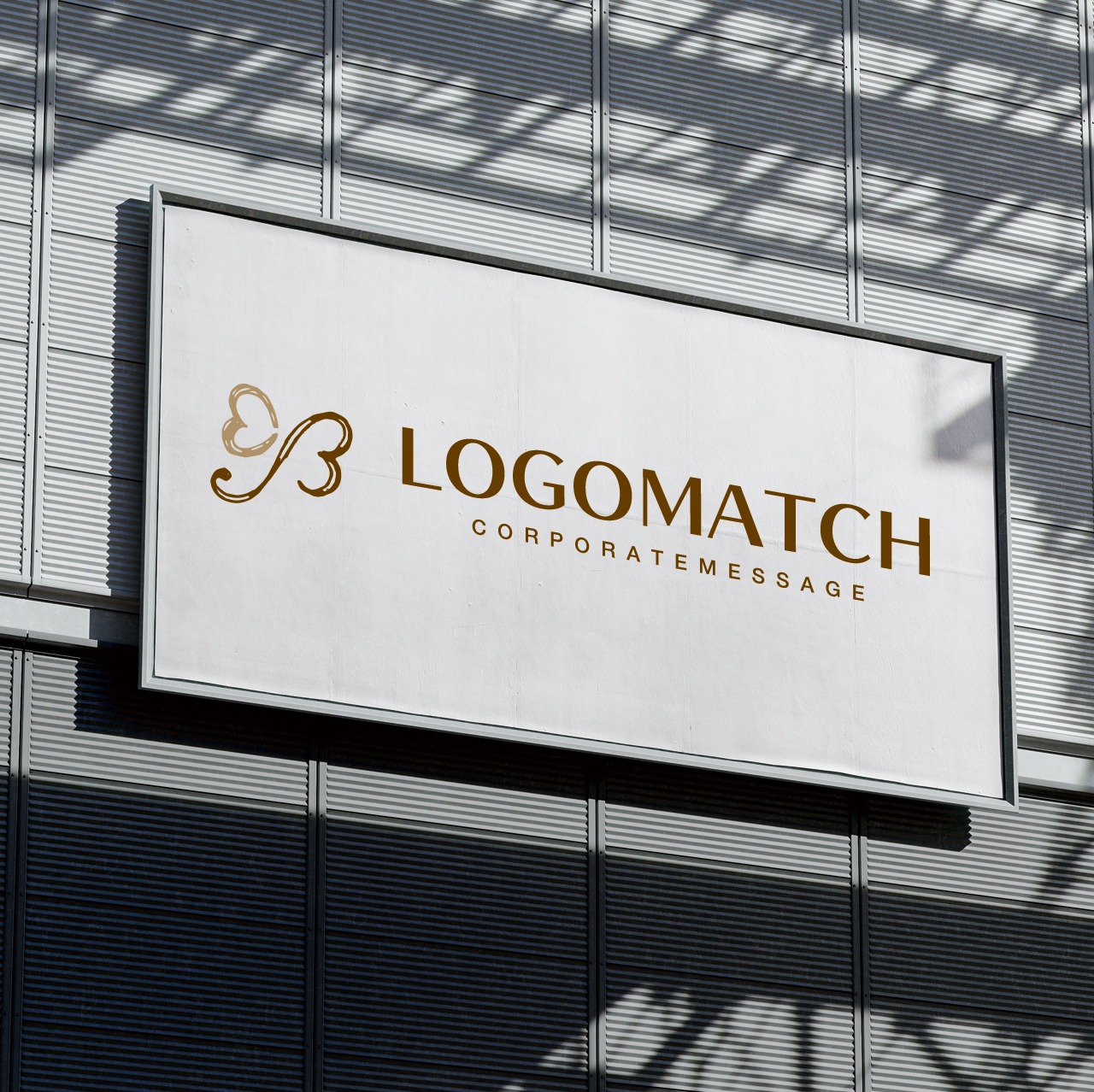 軽やかに舞う蝶のBのロゴ