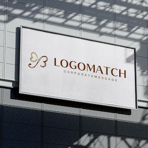 軽やかに舞う蝶のBのロゴ