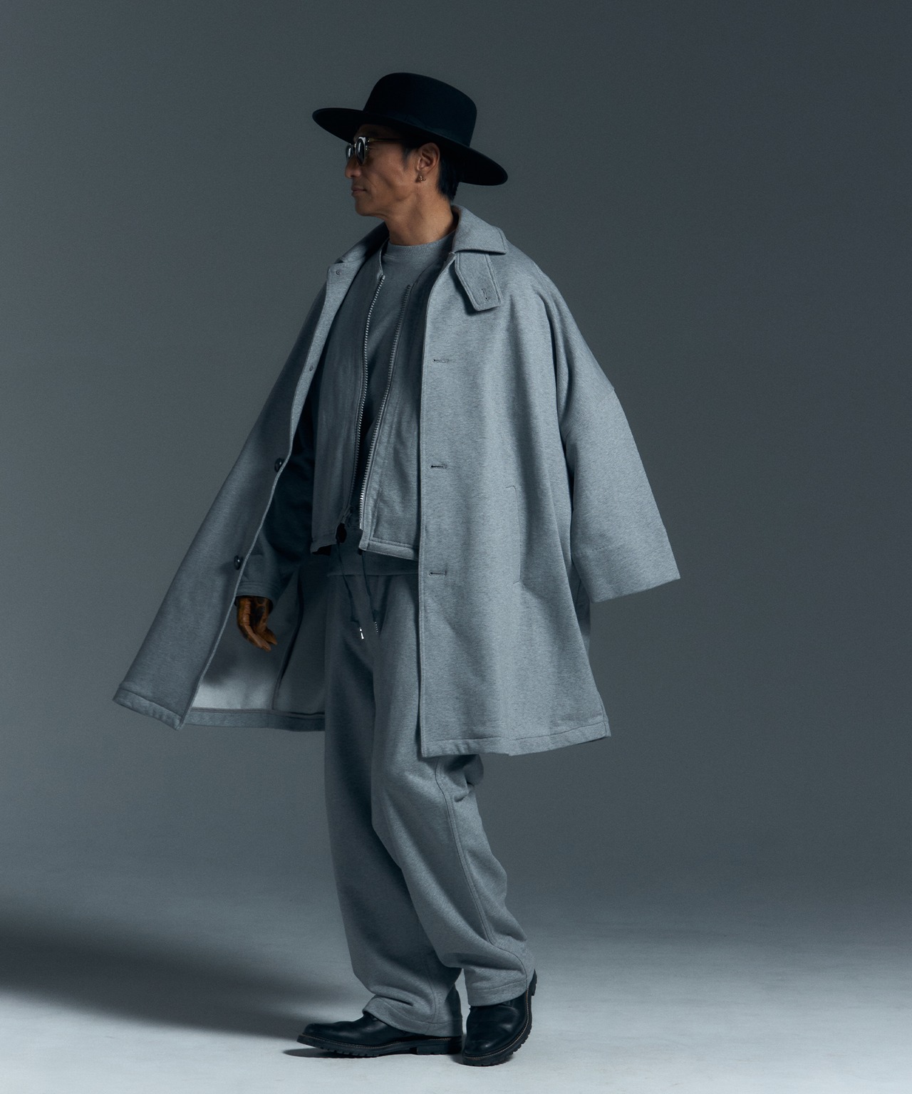 BIG SILHOUETTE SWEAT COAT［HSJ003］