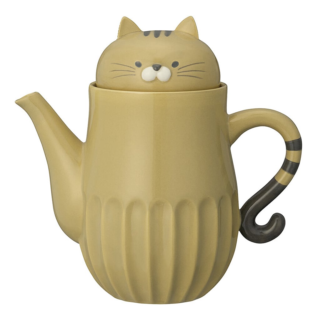 猫ポット(しのぎのねこティーポット)とら