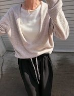 【新作5%OFF・3日間】Wool&Cashmere Layered Knit_3colors