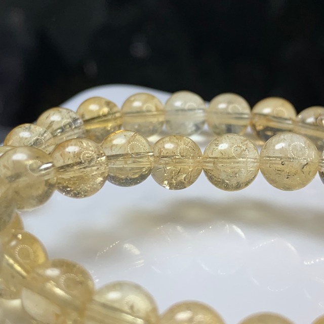サンプル鑑別済み・可愛いイエロー☆シトリン ブレスレット