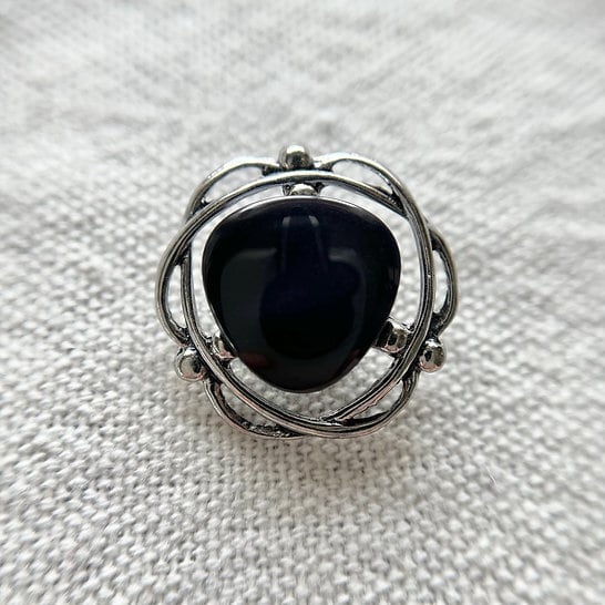 シルバートライアングルディープネイビー 20㎜