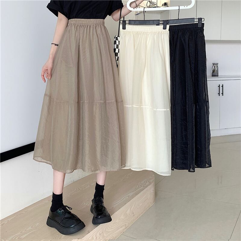 スカート レディース ティアード シフォン ミモレ Aライン ハイウエスト ウエストゴム かわいい 大人可愛い きれいめ シンプル カジュアル 大人 上品 おしゃれ 大人女子 こなれ感 ラブリー キュート ガーリー 個性的 エレガント フリーサイズ ブラック ブラウン アプリコット 無地 オールシーズン 謝恩会 二次会 10代 20代 30代 通勤 学生 通学 デート お出かけ 女子会 パーティー イベント 着回し 普段使い 韓国系 ファッション スタイル 楽ちん モテ トレンド インスタ映え 送料無料