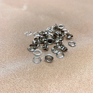 ハトメ #200 内径4.1mm【ニッケル(20セット入り）】JH-1