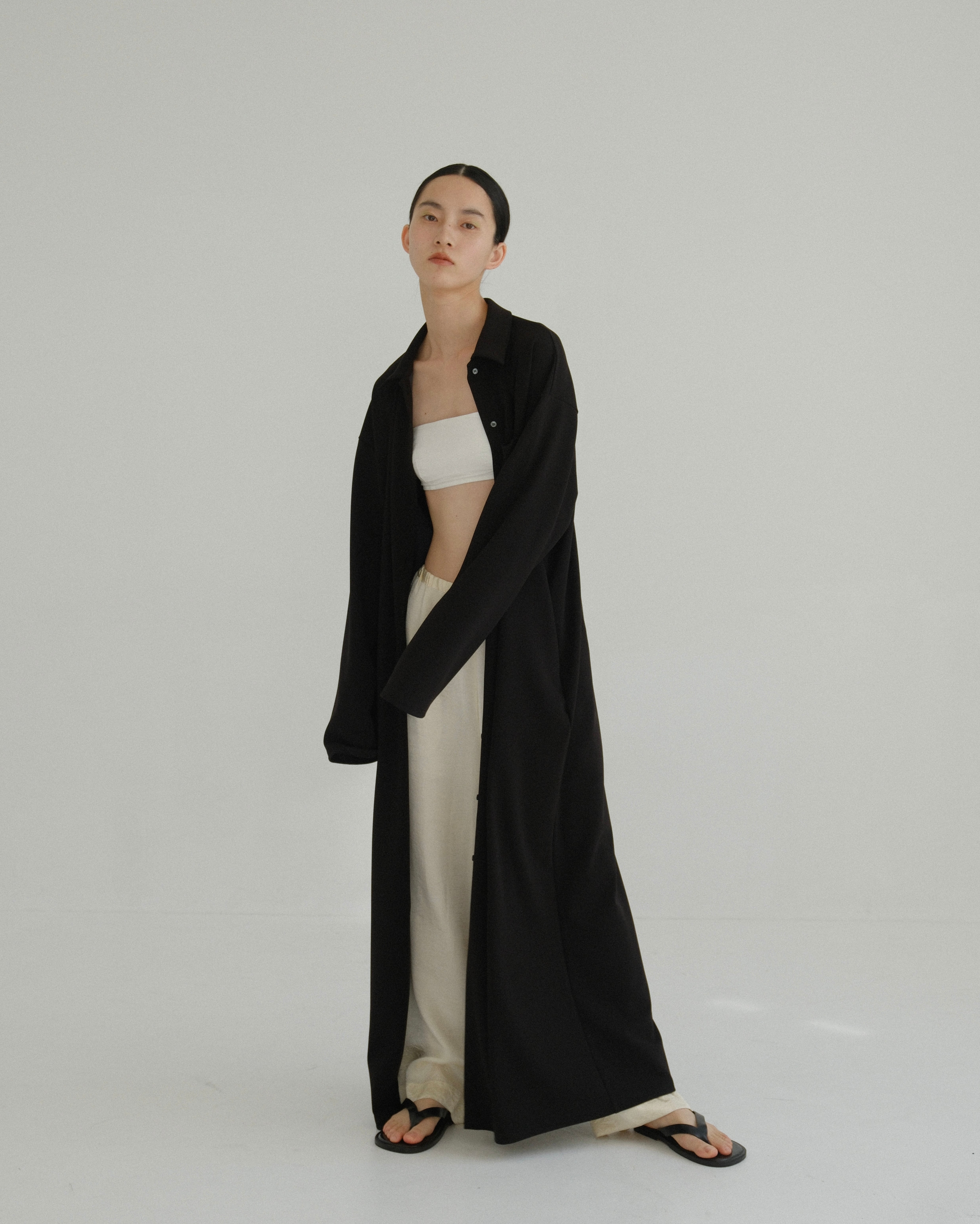 cut shirt one-piece - made in Japan - | aéré