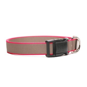 Harry Barker | CHELSEA DOG COLLAR - TAUPE×PINK（XXS , XS）
