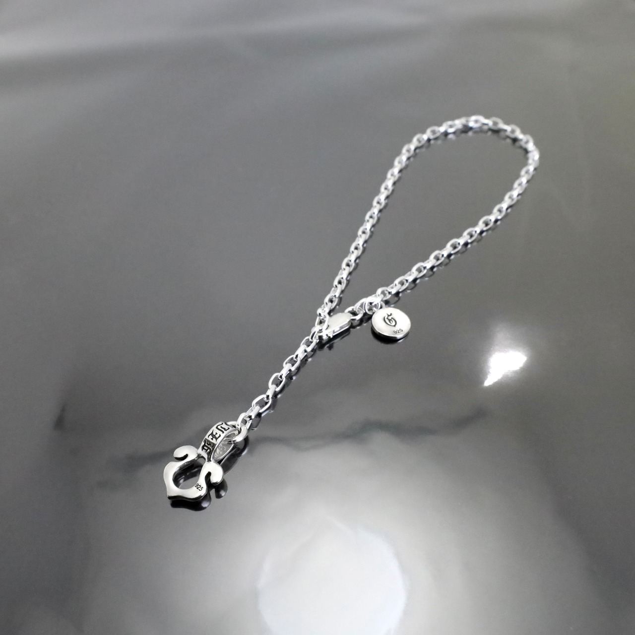 CHAIN ANKLET #2 [TINY RHYTHMIC HORSESHOE] / タイニーリズミックホースシュー#2チェーンアンクレット