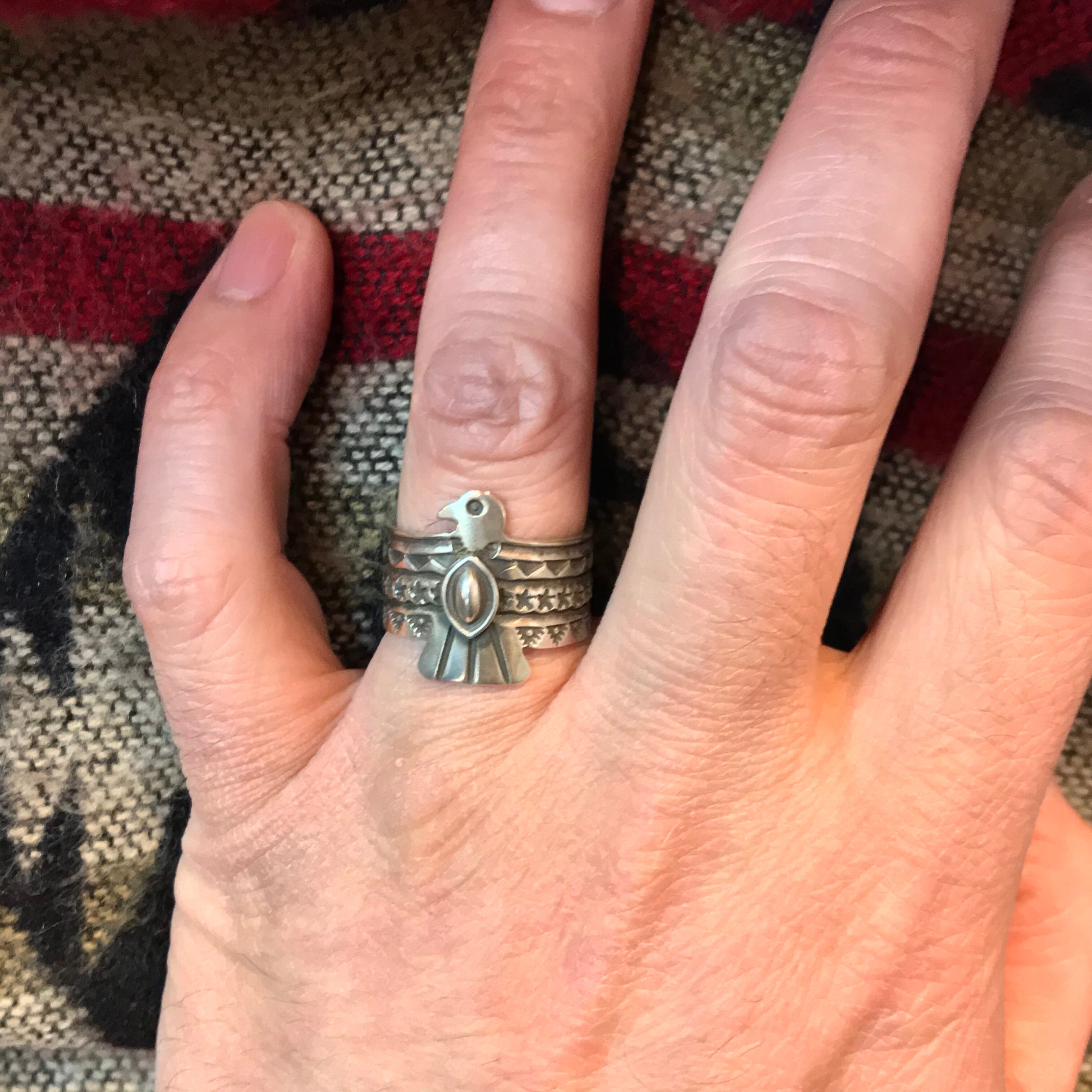 DARRELL CADMAN / スタンプワーク サンダーバード / NAVAJO ナバホ 