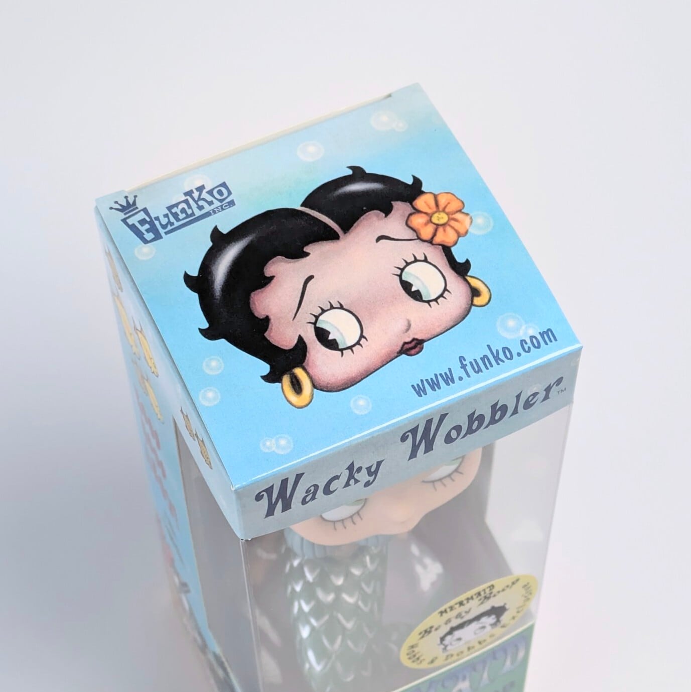 【 BETTY BOOP ベティちゃん 】『 MERMAID BETTY BOOP』マーメイド hobbs & Dobbs Exclusive / ボビングヘッド / FUNKO ファンコ / WACKY WOBBLER(ワッキーワブラー)〚アメリカン雑貨 アメトイ〛
