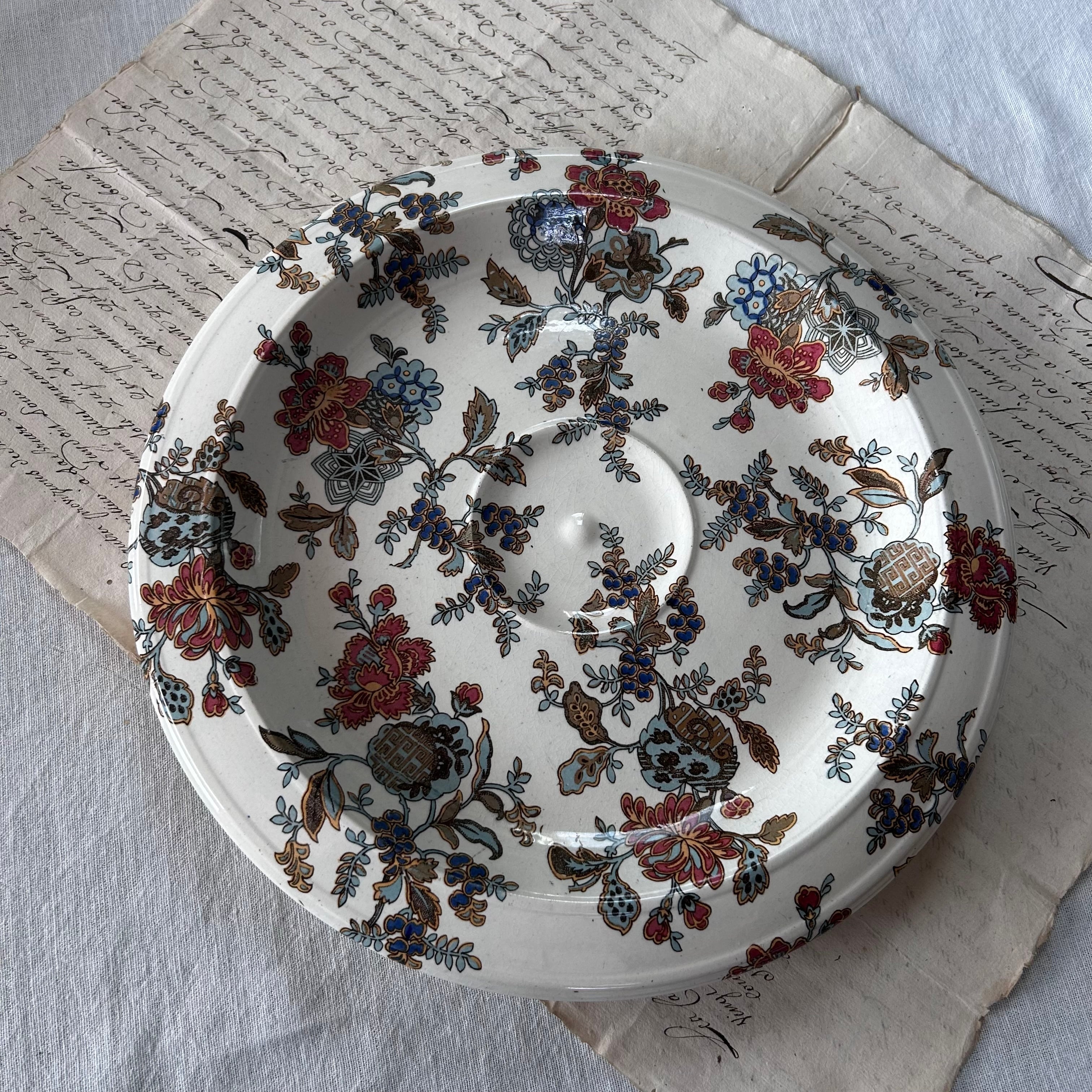 フランスアンティーク】 SARREGUEMINES （サルグミンヌ）Sarreguemines