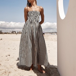Stripe Swing Long Dress / ストライプ スイング ロング ワンピース