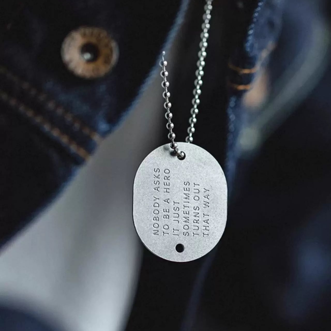 Alphabet ball chain necklace 00047