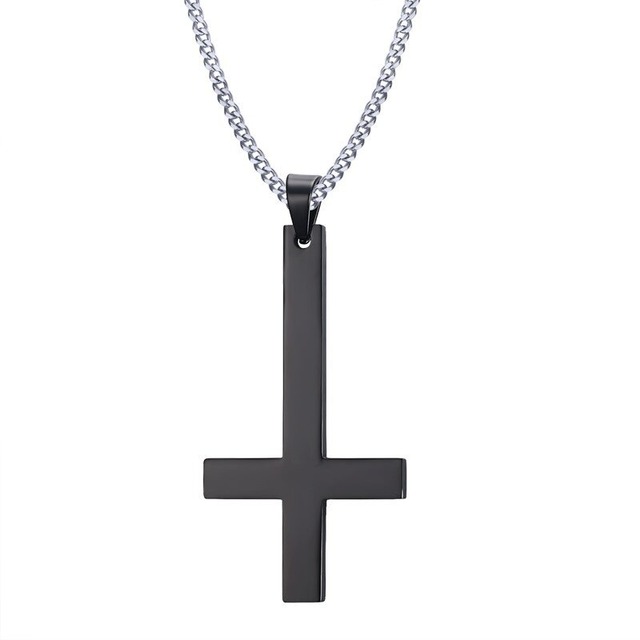 【TR2770】Stainless cross choker necklace
