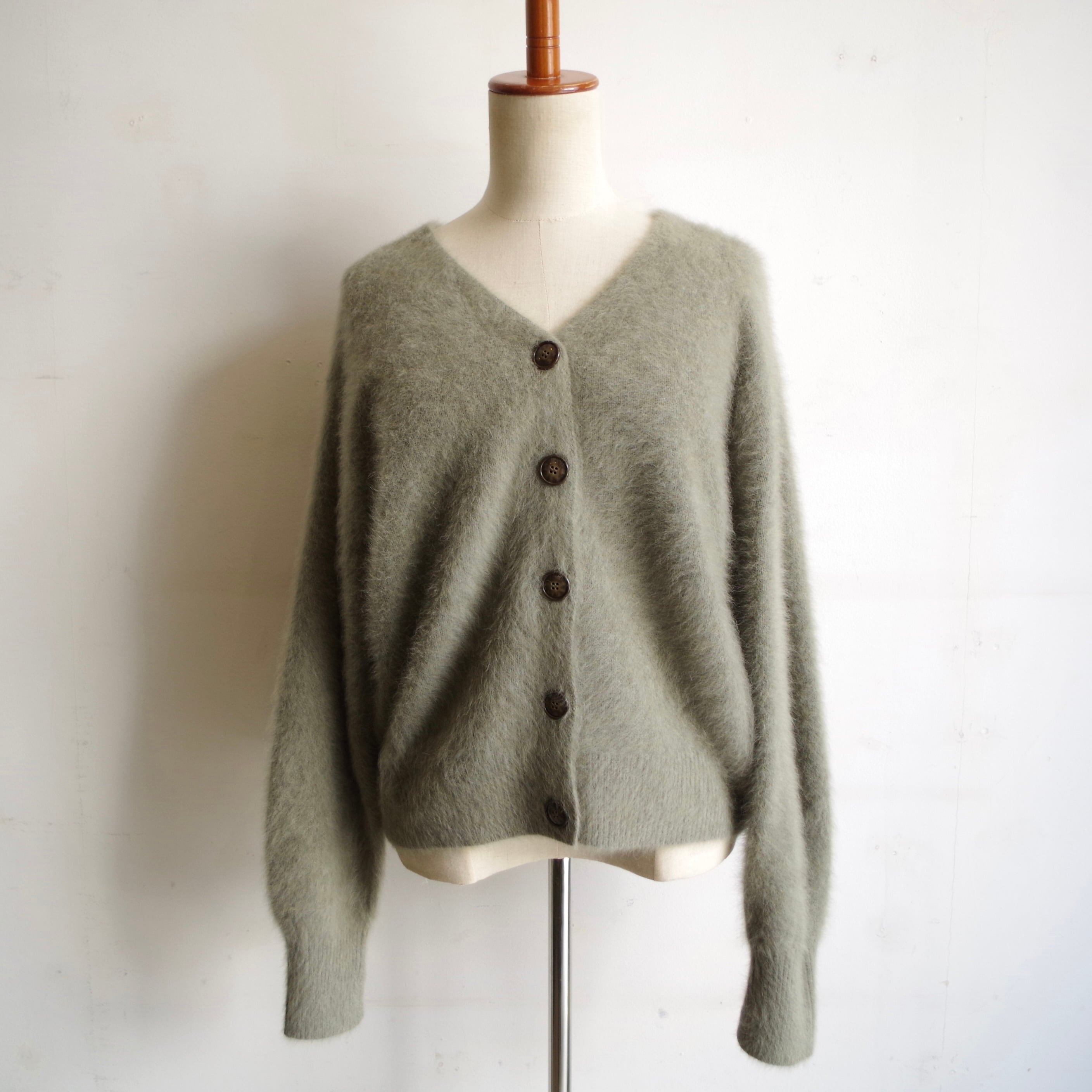 one f. Fox Cashmere V Neck Cardigan | 1F Store
