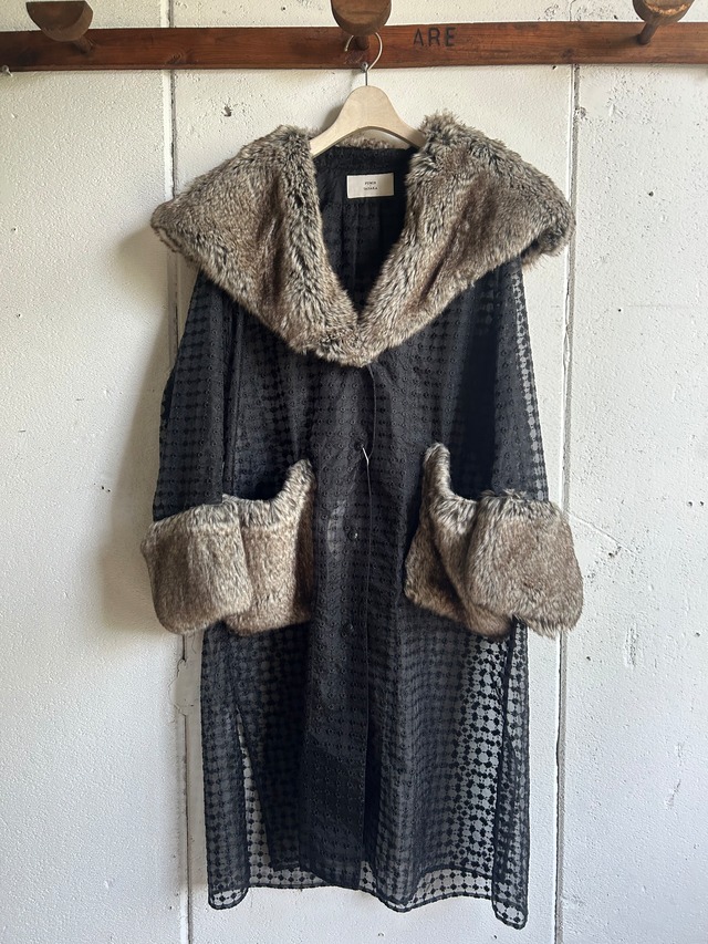 FUMIETANAKA  sheer lame coat