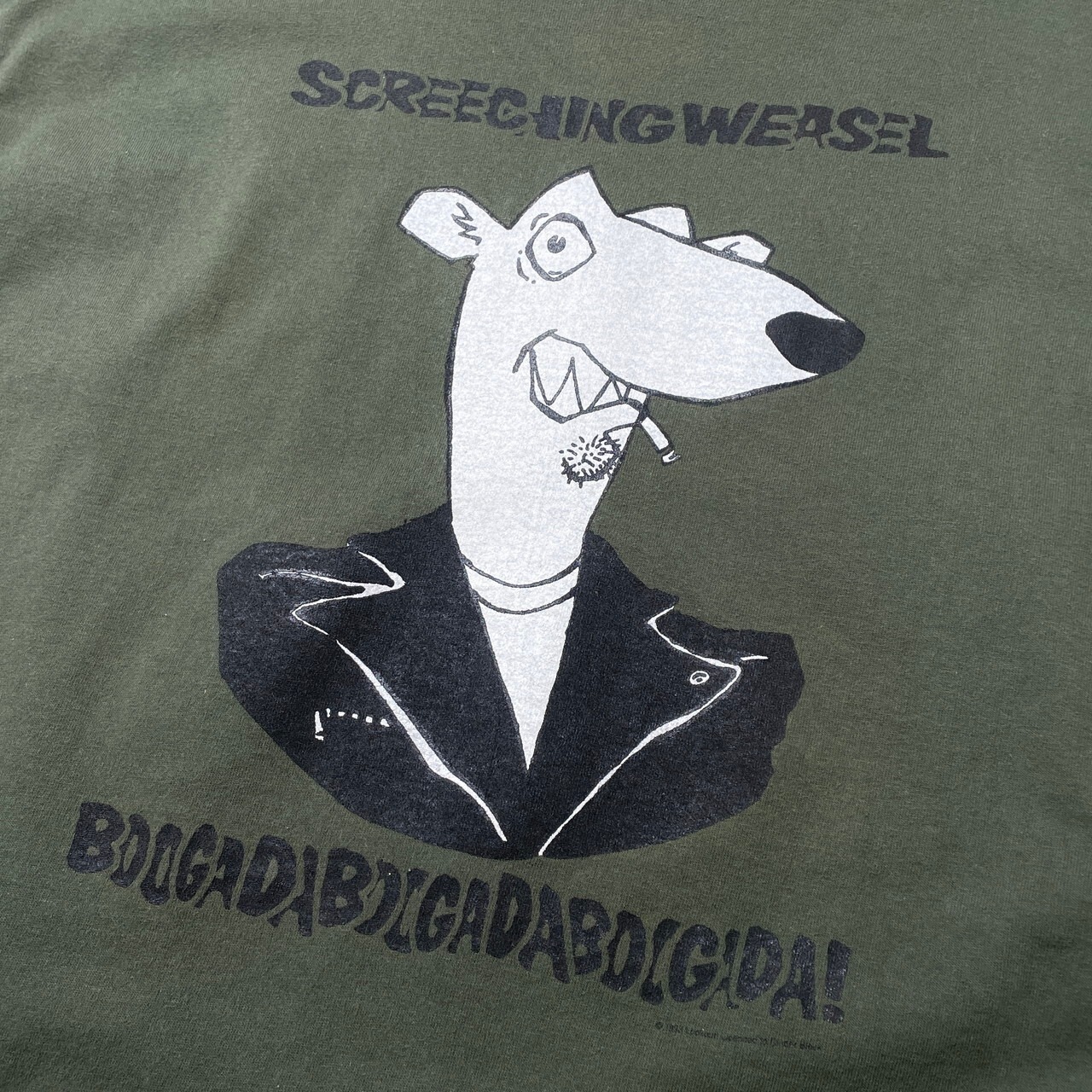 90年代 USA製 SCREECHING WEASEL スクリーチング ウィーゼル バンドT 