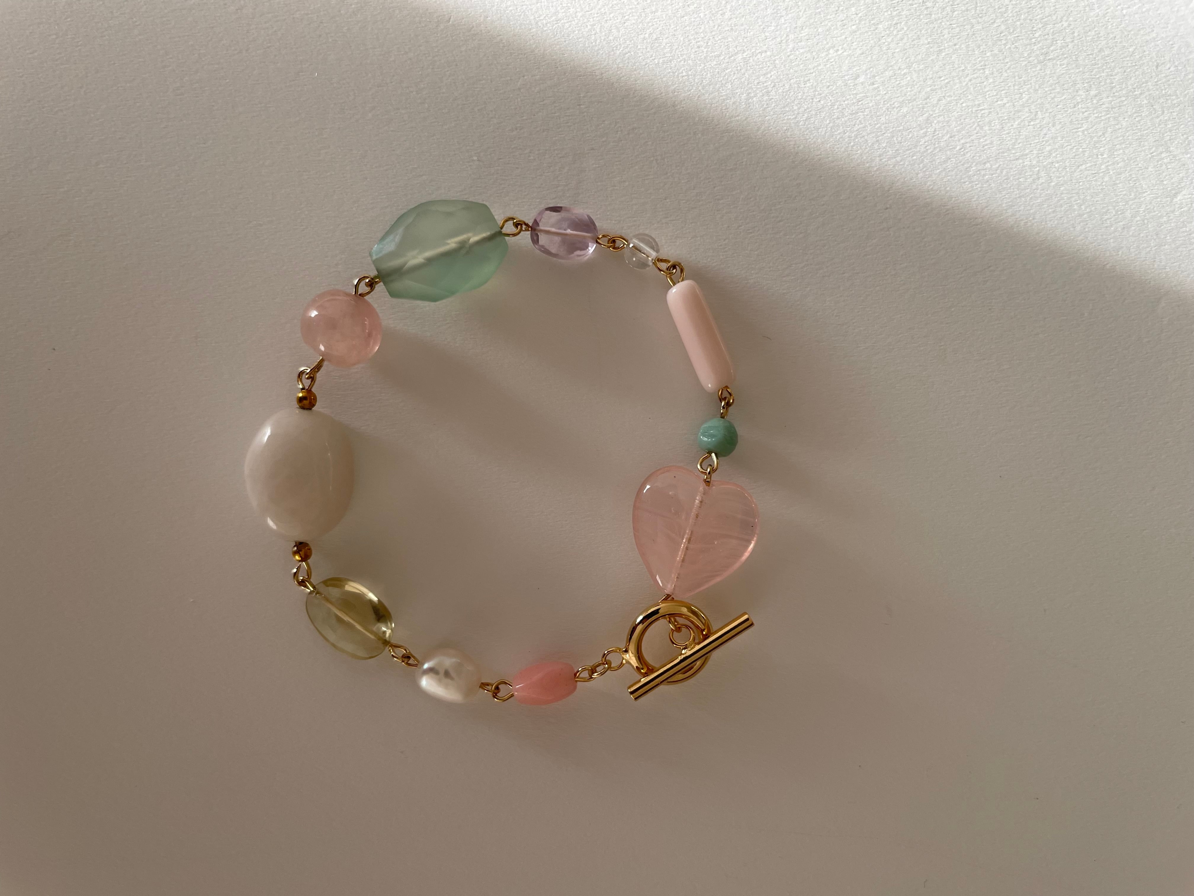 【天然石たちのパーティ】ブレスレット