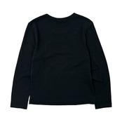 INGEBORG インゲボルグ タグ付き ロゴプリント 長袖Tシャツ M/ブラック