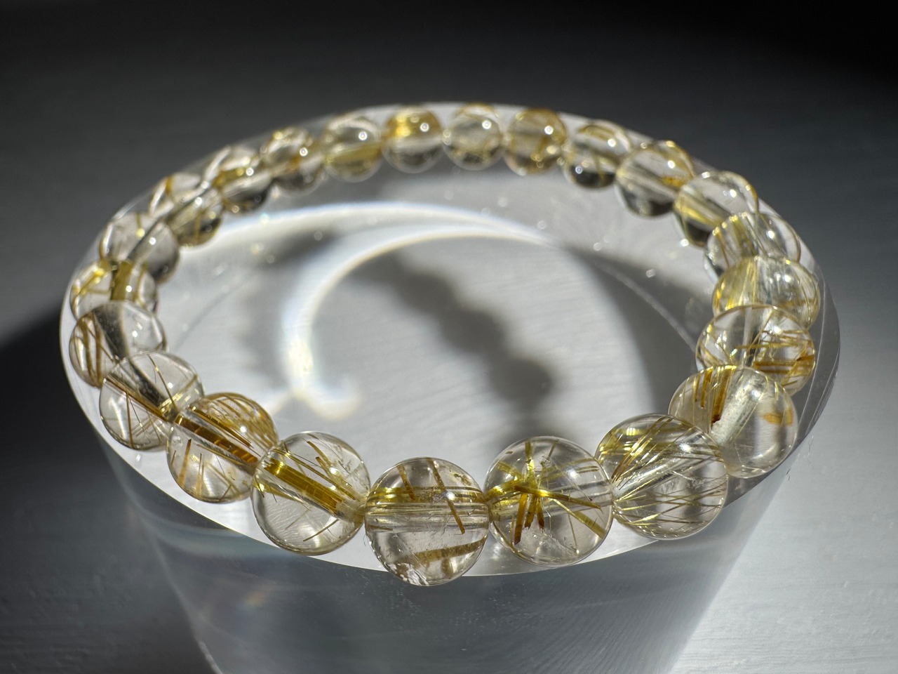 タイチンルチルクォーツブレスレット