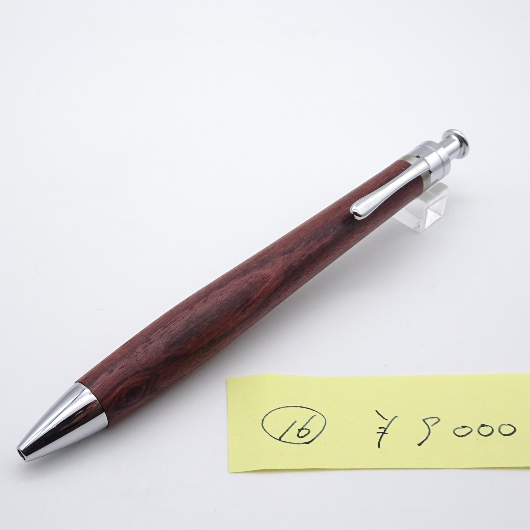 【新品未使用】工房楔 シャーペン ペンシル楔 黒檀こぶ杢 木軸ペン 工房楔黒檀こぶ杢ペンシル楔