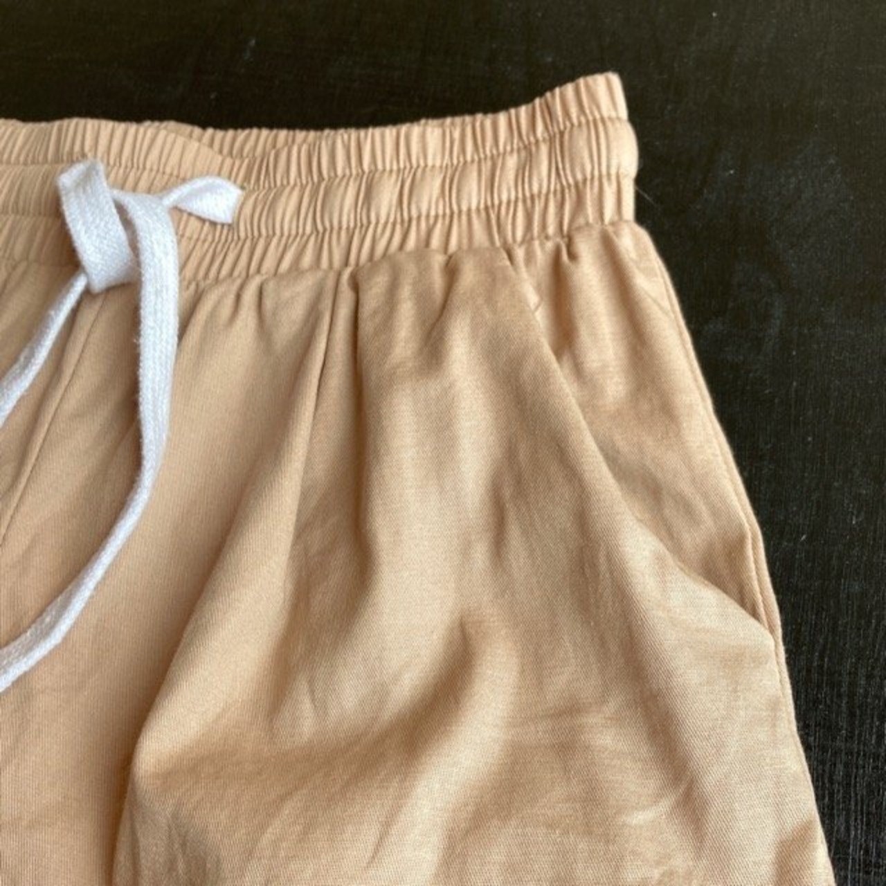  Topanga lady's　エラスティックハーフパンツ　ベージュ 