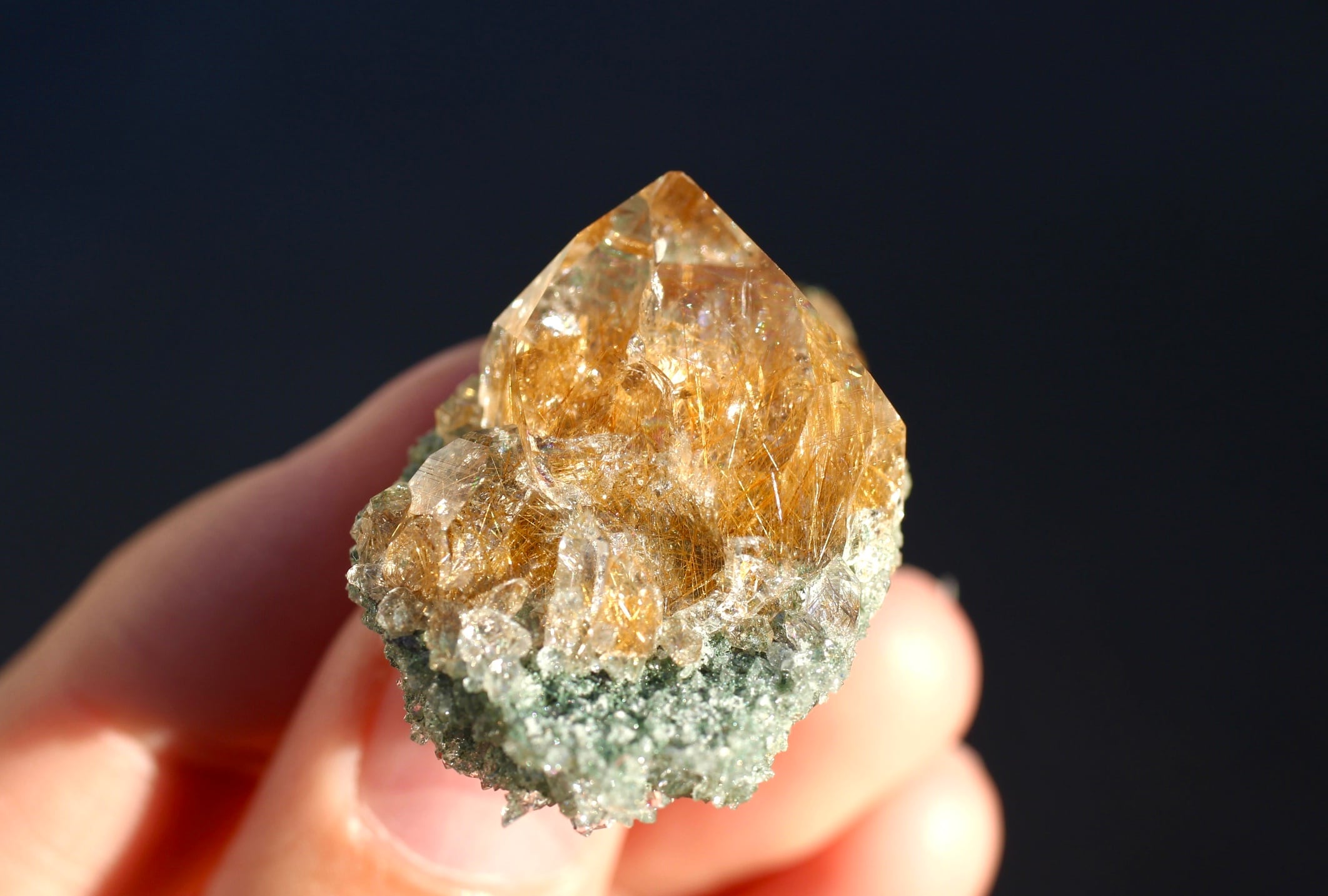 マニハール産 ヒマラヤ水晶 ルチル 虹入り | 石垣島の夜光貝