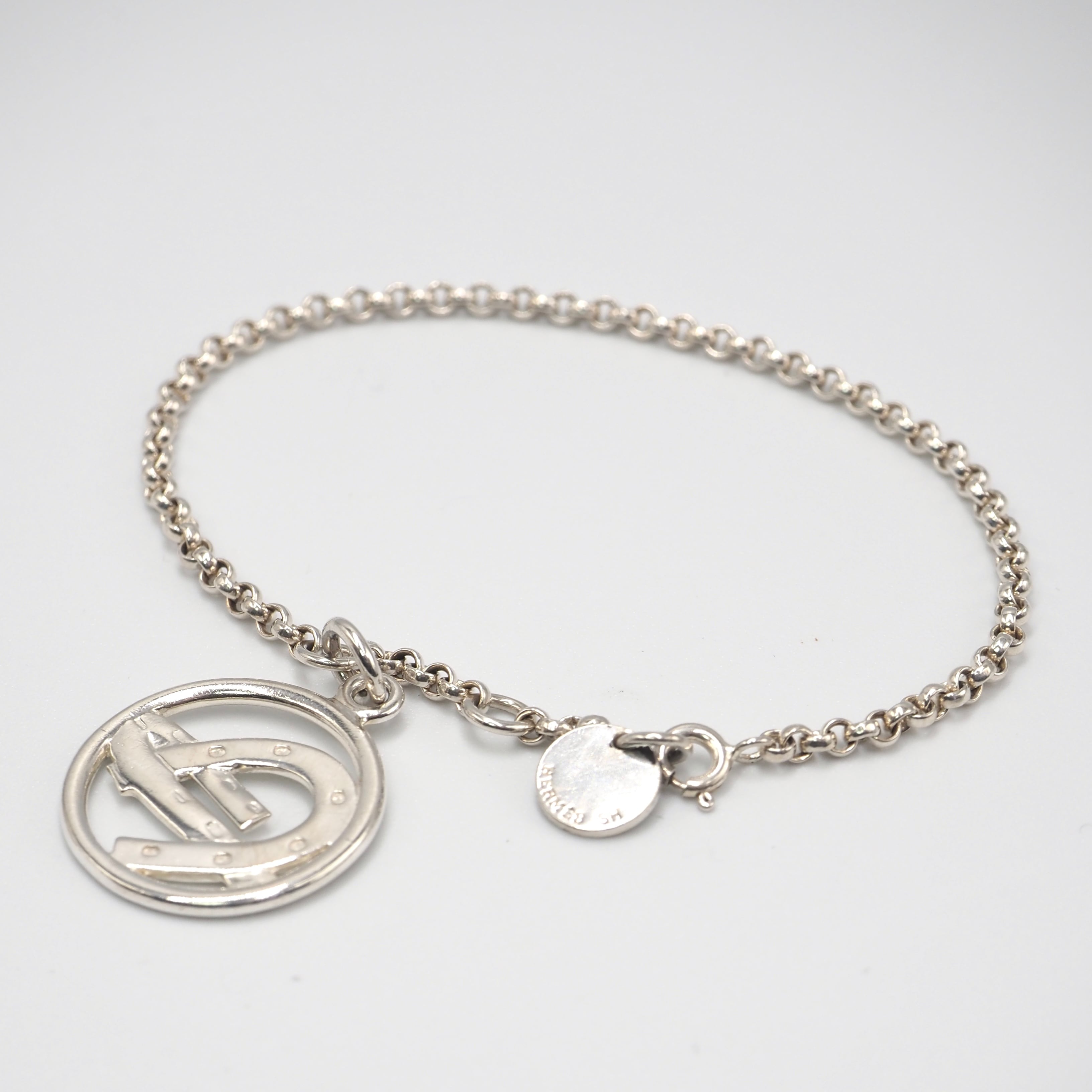 1/11掲載 HERMES ホースシュー ブレスレット シルバー925 エルメス