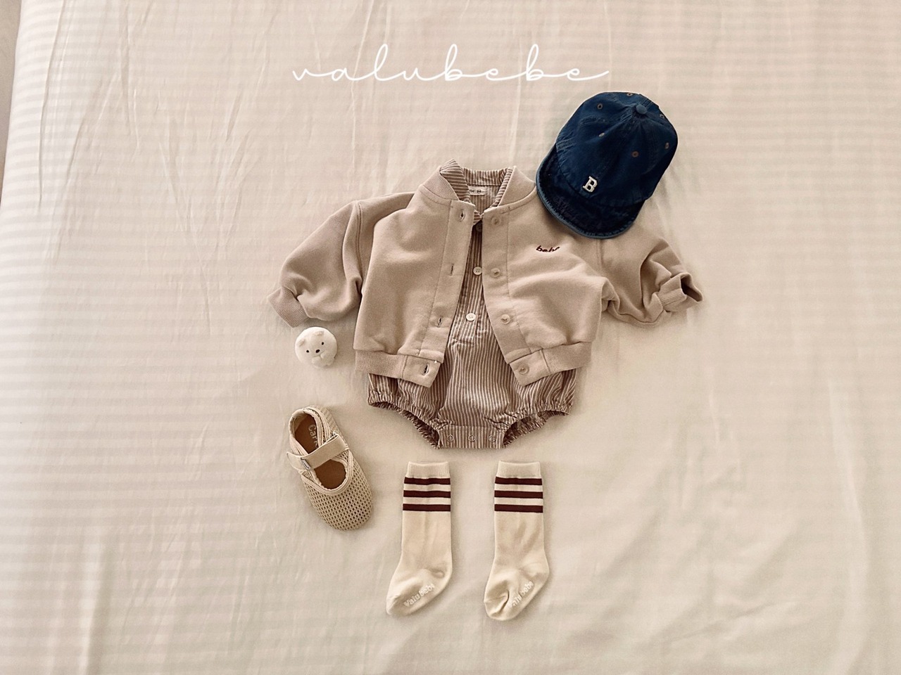 【valu bebe】Bデニムキャップ ライトデニム／ダークデニム - 8
