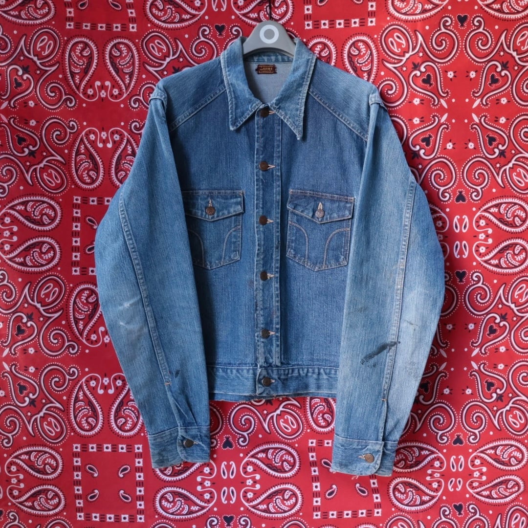 40's-50's DICKIES DENIM JACKET | WHITE CIRCLE