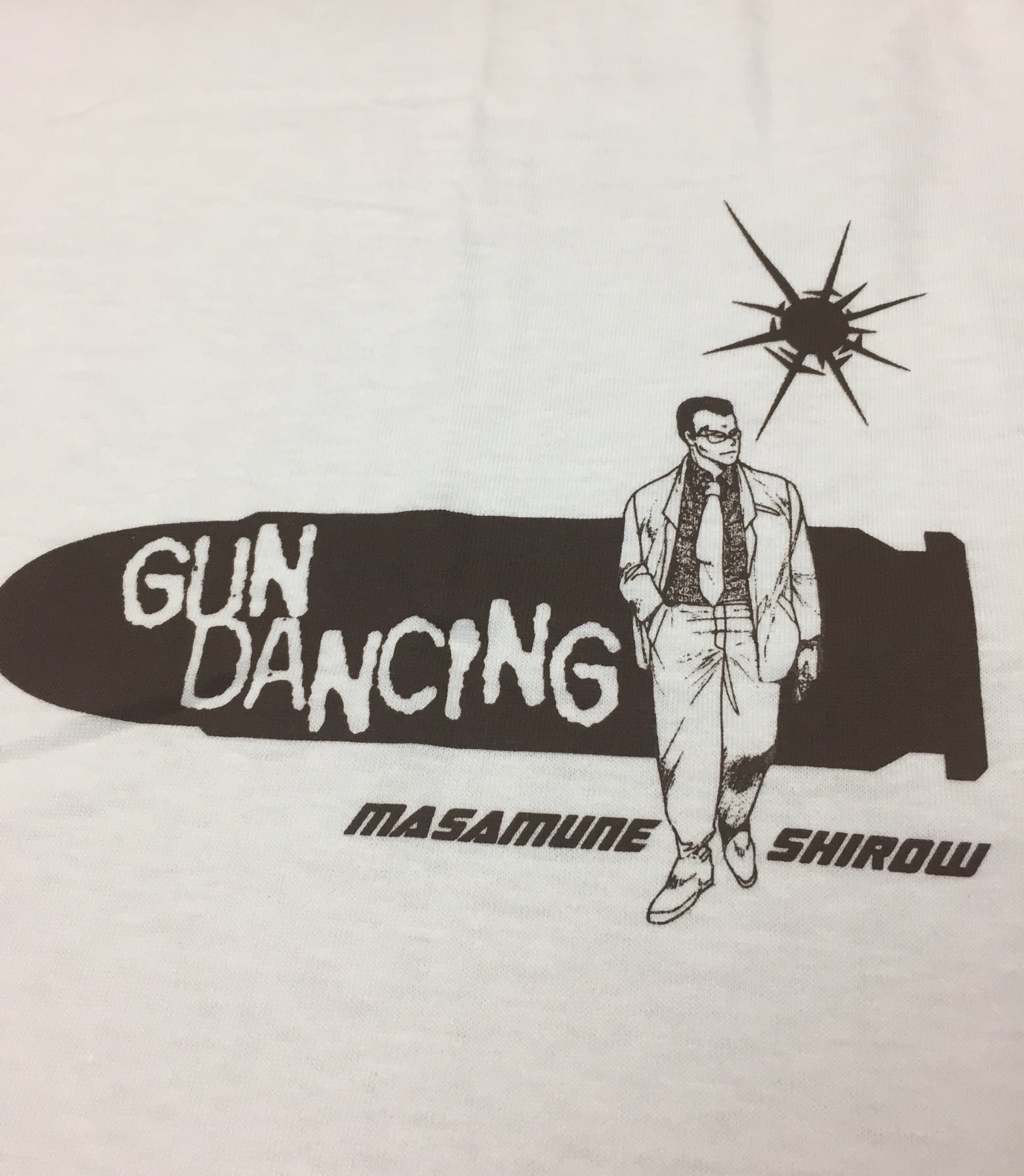 GUN DANCING 士郎正宗 プリント Tシャツ