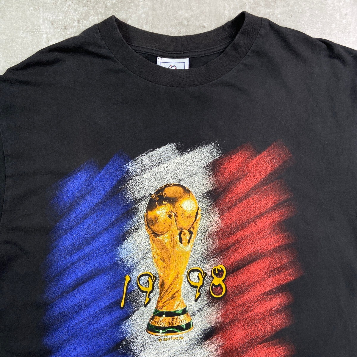90年代 adidas アディダス FIFA フランスワールドカップ1998 Tシャツ 