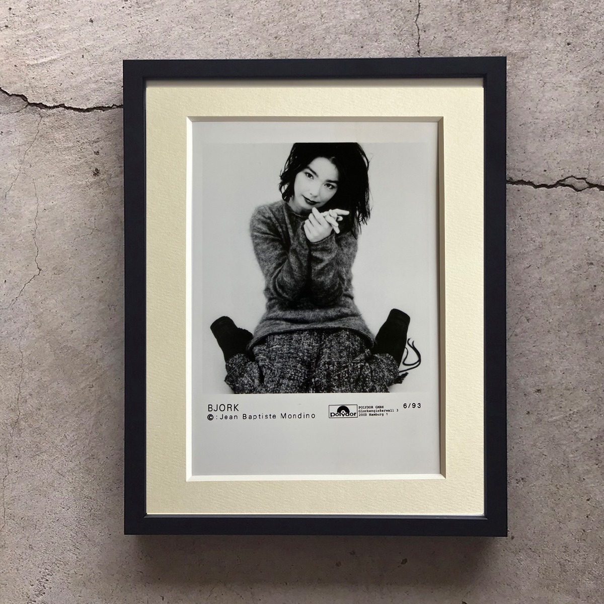 1993/Bjork「Debut」/インチ(203×254mm)額付き 002 | woodmarquee