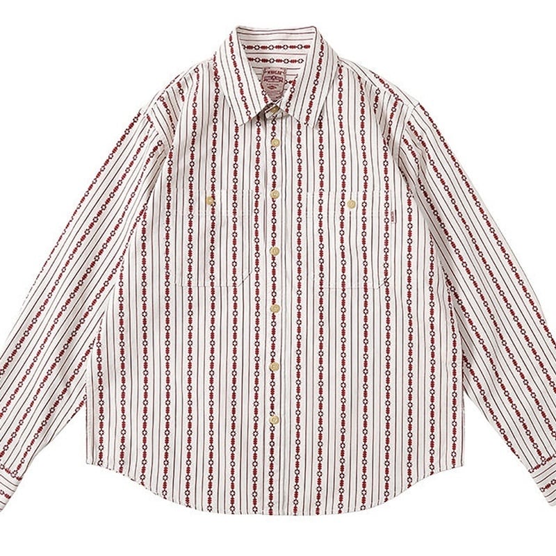 Retro pattern shirt 3191